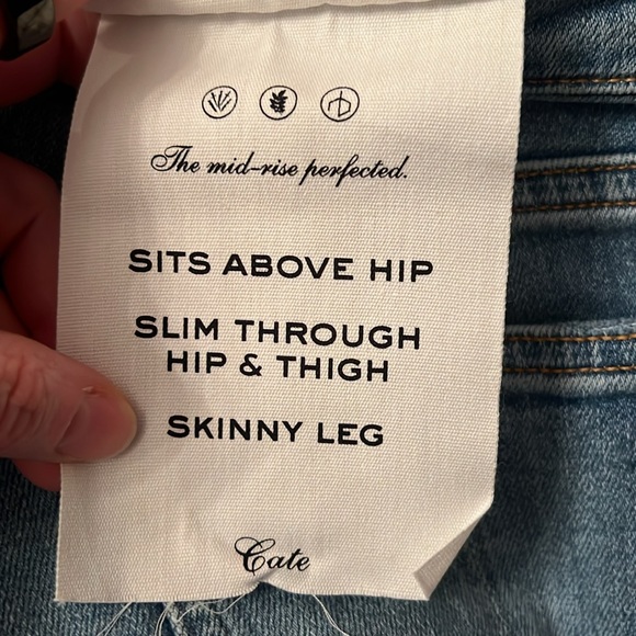 NWT rag & bone Cate Mid-Rise Skinny Harper Slim Fit Ankle Jean MSRP$225 Size 25 - Picture 9 of 11